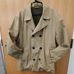 Khaki Double-Breasted GAP Jacket